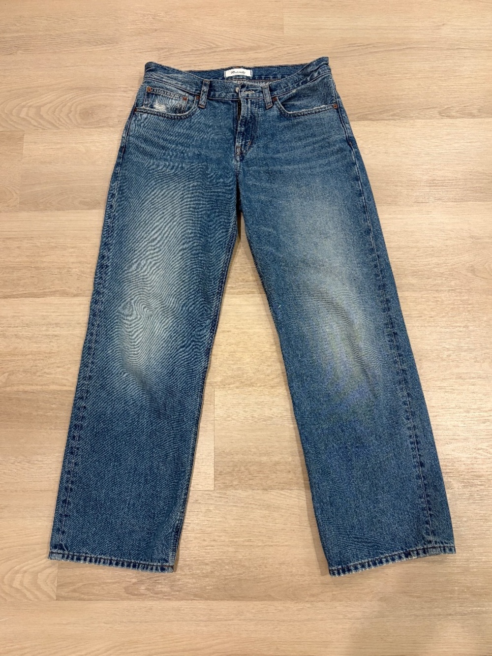 Madewell The Low-Rise Loose Jeans – Solstice Wash – Size 27
